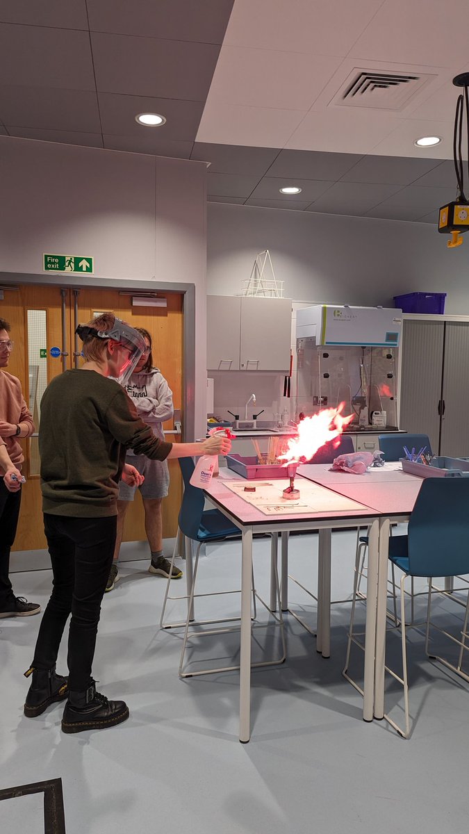 The Art of the Demonstration this morning, exploring effective demonstration practice and teacher explanations. With the odd explosion!!!