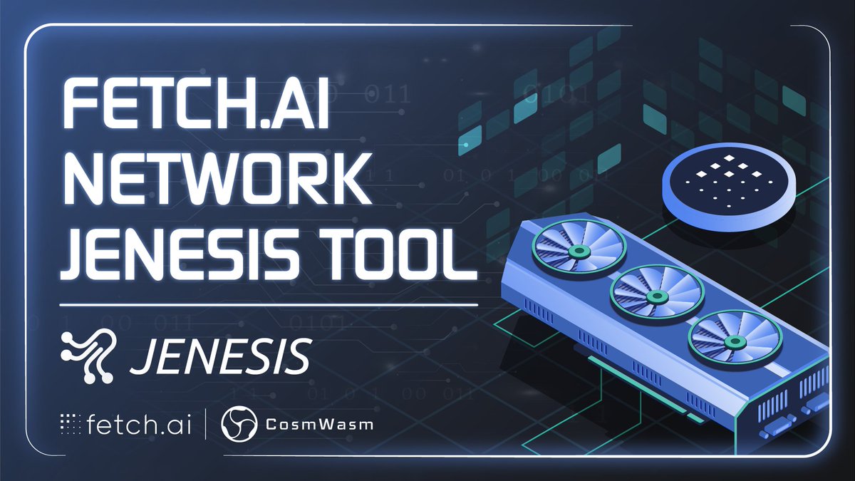📢 Announcement We are excited to present a new #Rust contract Development tool “Jenesis” in collaboration w/ @CosmWasm @Confio_tech! If you are looking to build secure, multi-chain #dApps on any #CosmWasm chain, Jenesis is the tool to help you out 🛠️🔮 jenesis.fetch.ai