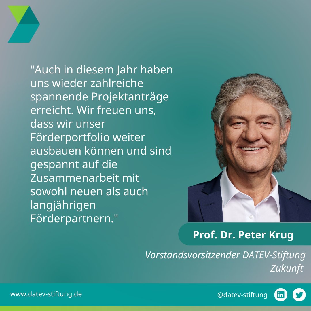 👉 In der diesjährigen Kuratoriumssitzung wurde nach ausführlicher Beratung entschieden, welche Projekte im nächsten Jahr von der #DSZ gefördert werden. 
🤝Neben der Fortsetzung bestehender Förderungen werden wir auch neue Organisationen als Förderpartner aufnehmen. 💚