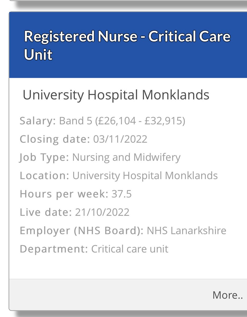 Excited to announce the advert for for @UHMonklands critical care unit, great opportunity for those looking to develop, supportive environment which encourages growth, working with the best team, @Margare18631371 @jpr_dr @lyndzik29 @RoryMackenzie8