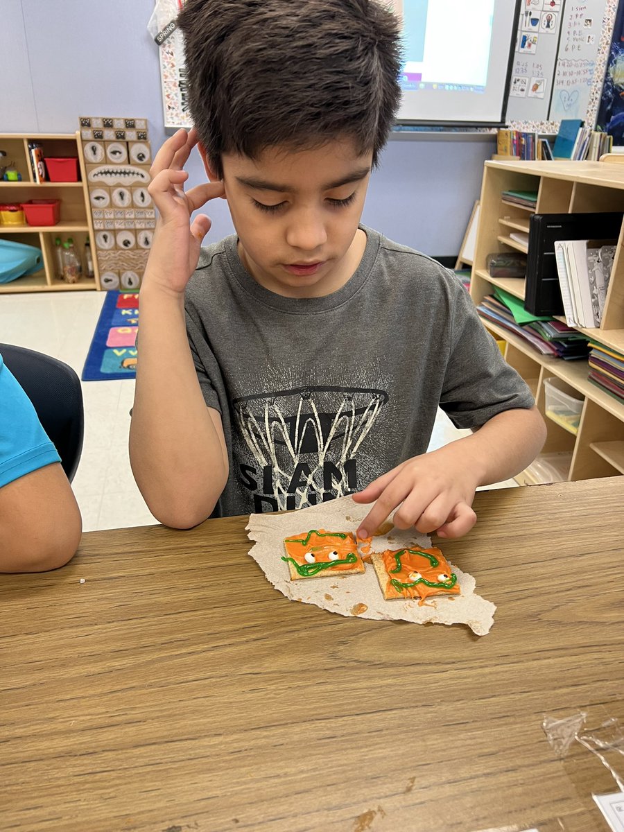 CCNationALE's tweet photo. ccnationALE made spookley the square pumpkin snacks to end our pumpkin unit today 🎃 @NISDCarlosCoon @MarkGarcia0569 @RebeccaCA34 https://t.co/RqzCHISwzK