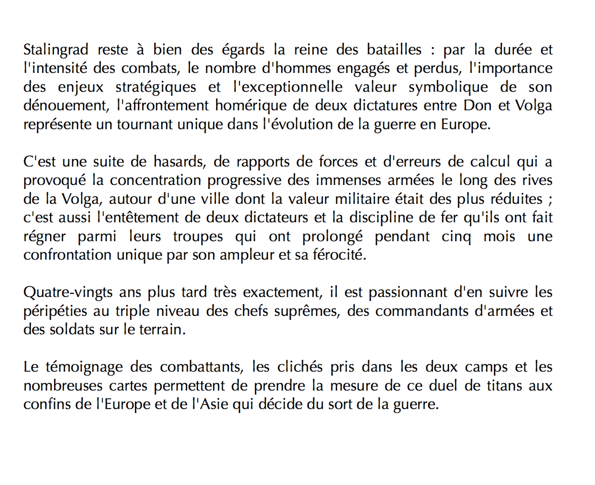 flr_louis's tweet image. François Kersaudy - Stalingrad à paraître en janvier chez Perrin