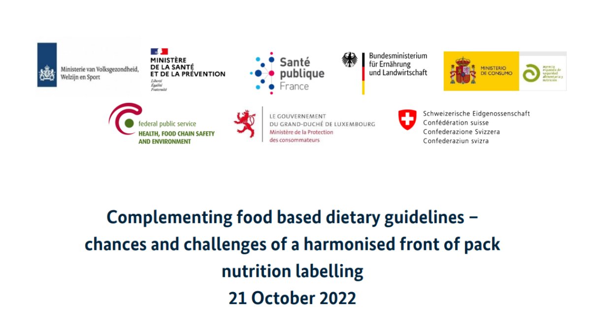 Pour un logo nutritionnel harmonisé qui guide les consommateurs européens vers des choix alimentaires plus favorables à la santé :
➡️ Réunion à Bruxelles aujourd'hui de la gouvernance transnationale du #NutriScore.