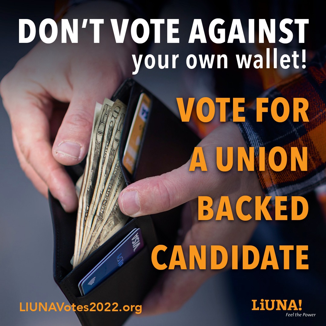 LiUNA829's tweet photo. Unions are on the front lines fighting for middle class families every day & it is unions that provide our country with a brighter future. #VOTE to PROTECT your way of life! #LIUNAVotes2022
#MiddleClass #GOTV #VoteForYourJob #ProUnion #UnionJobs #MidtermElections https://t.co/PSTfvqx8XQ