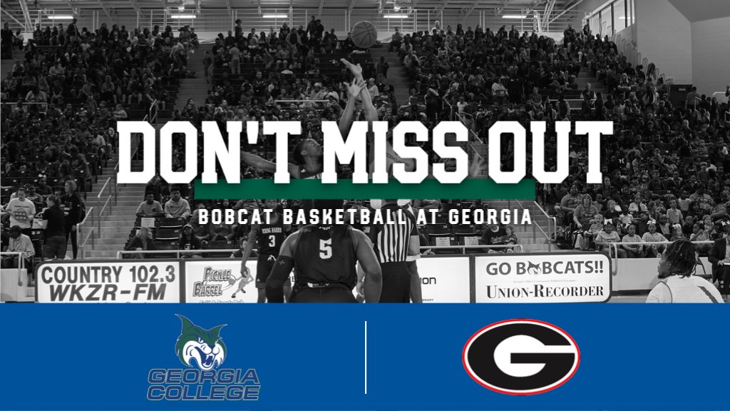 Bobcat Men’s Hoops to Play Exhibition at UGA Nov. 1

--register for the pre-game reception in Athens--

gcbobcats.com/sports/mbkb/20…

#BringTheThunder #GCSUBasketball
