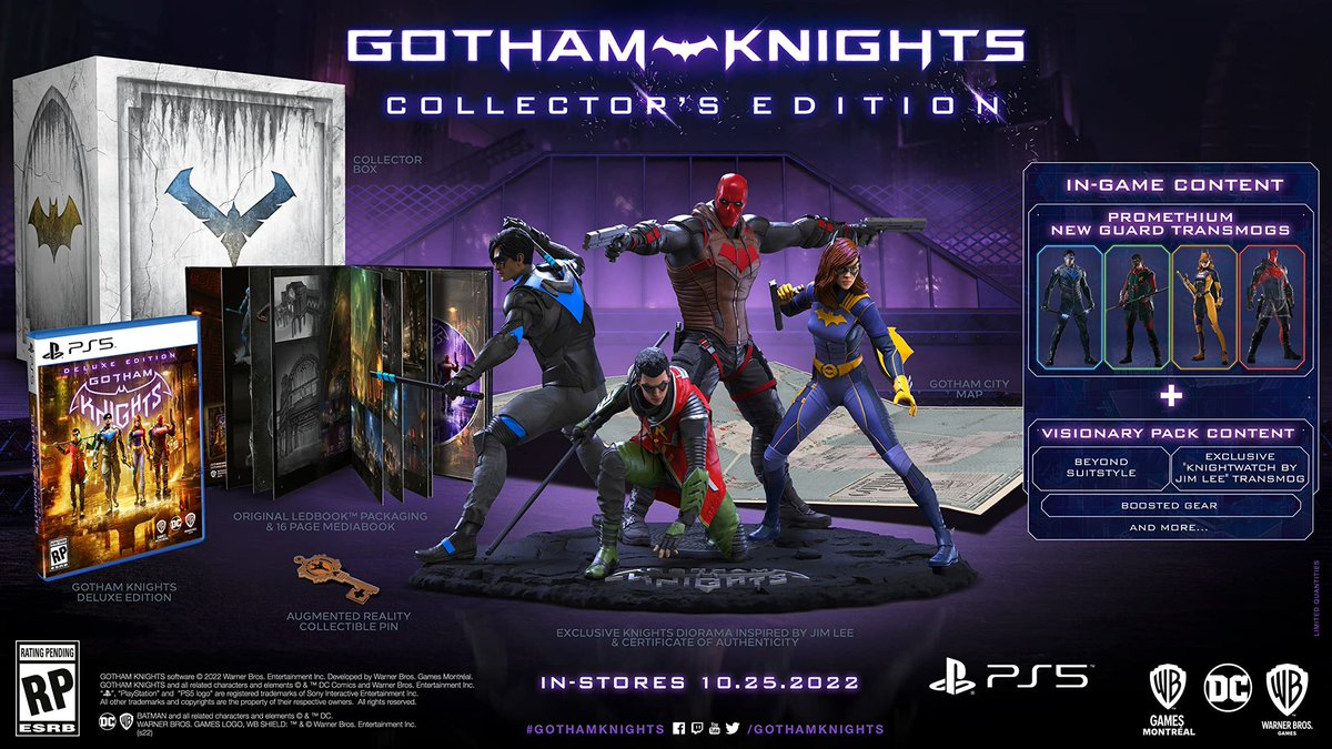 Gotham Knights Collector Edition is in stock at Amazon! #Ad #GothamKnights . amzn.to/3smx4FT