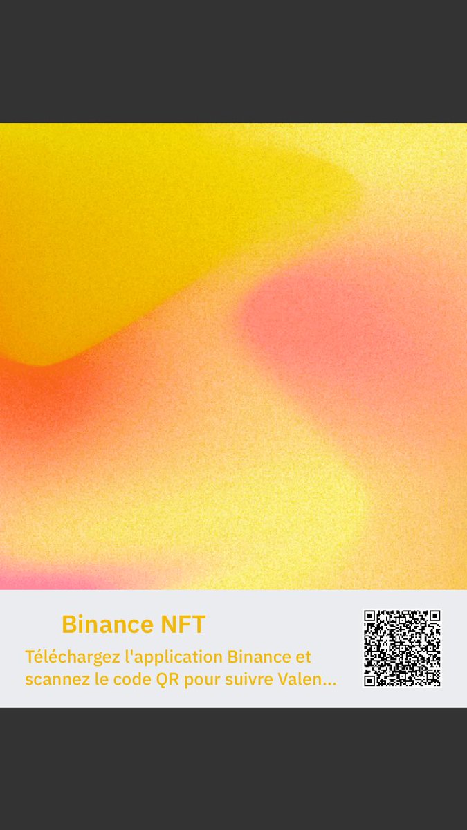 DupratPaci's tweet photo. Binance NFT
Téléchargez l'application Binance et scannez le code QR pour suivre Valentinoguerini ! https://t.co/EZD6LITJy5 https://t.co/tEeVLyO9HD