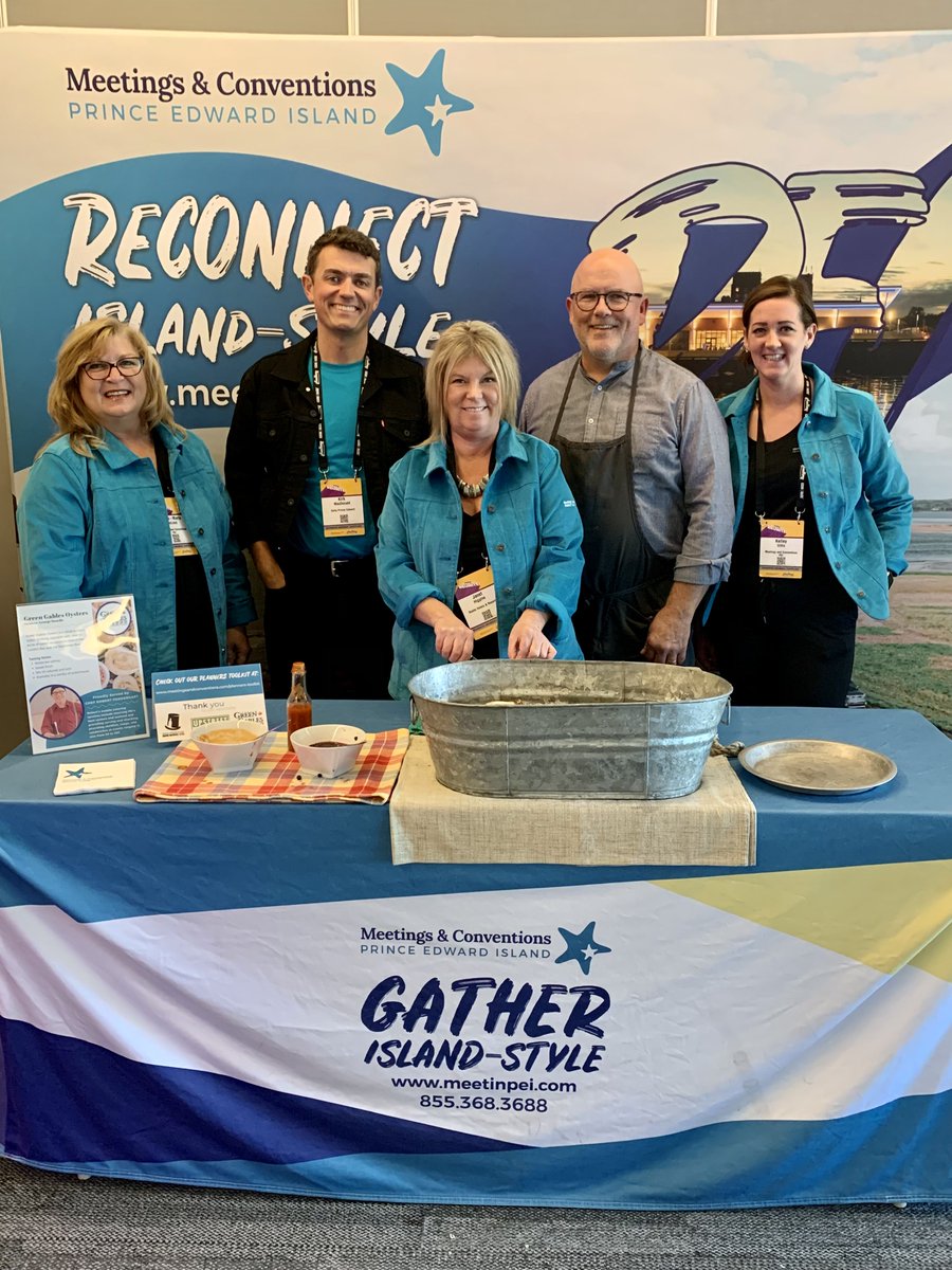 MeetPEI's tweet photo. Success! 👏
Our PEI Lounge at #CSAE2022 was a win-win! We got to #ReconnectIslandStyle with some familiar faces AND meet some new ones. Cheers to a great conference everyone! 🍻
#MeetInPEI #AssociationExec @csaeconnect https://t.co/5Khxo2nLiL