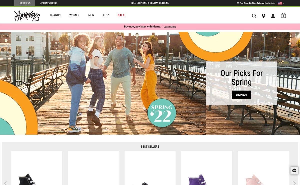 More #designinspiration - Journey's E-Commerce #webdesign by <a href="/teamVirid/">Virid</a>, USA - See more winners horizoninteractiveawards.com/2021/winners_s… or enter online for your chance to win for 2022. Deadline Nov. 18.