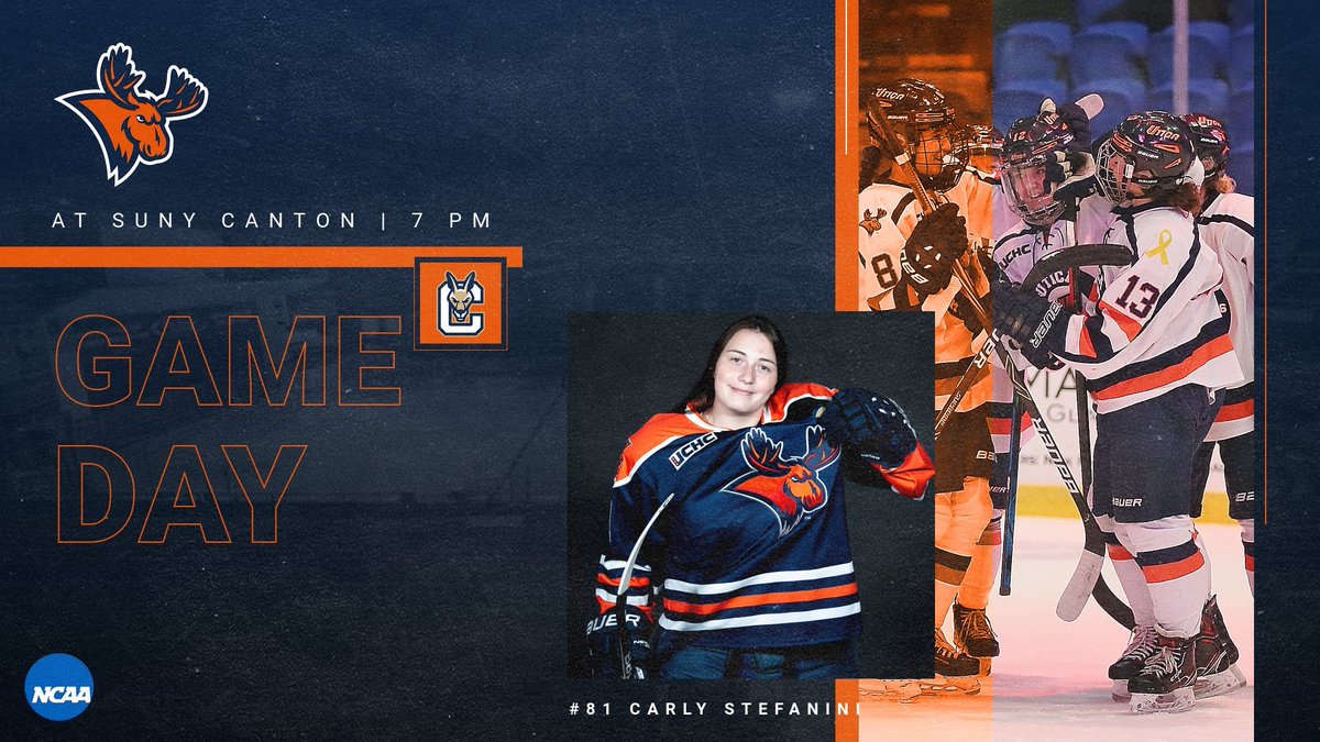 ‼️ITS GAMEDAY‼️

Utica Pioneers AT SUNY Canton Roos @ 7PM

📺: boxcast.tv/view/womens-ho… 

Live stats: HERE and our Instagram (uticawomenshockey)  

#FearTheMoose #UticaHockey