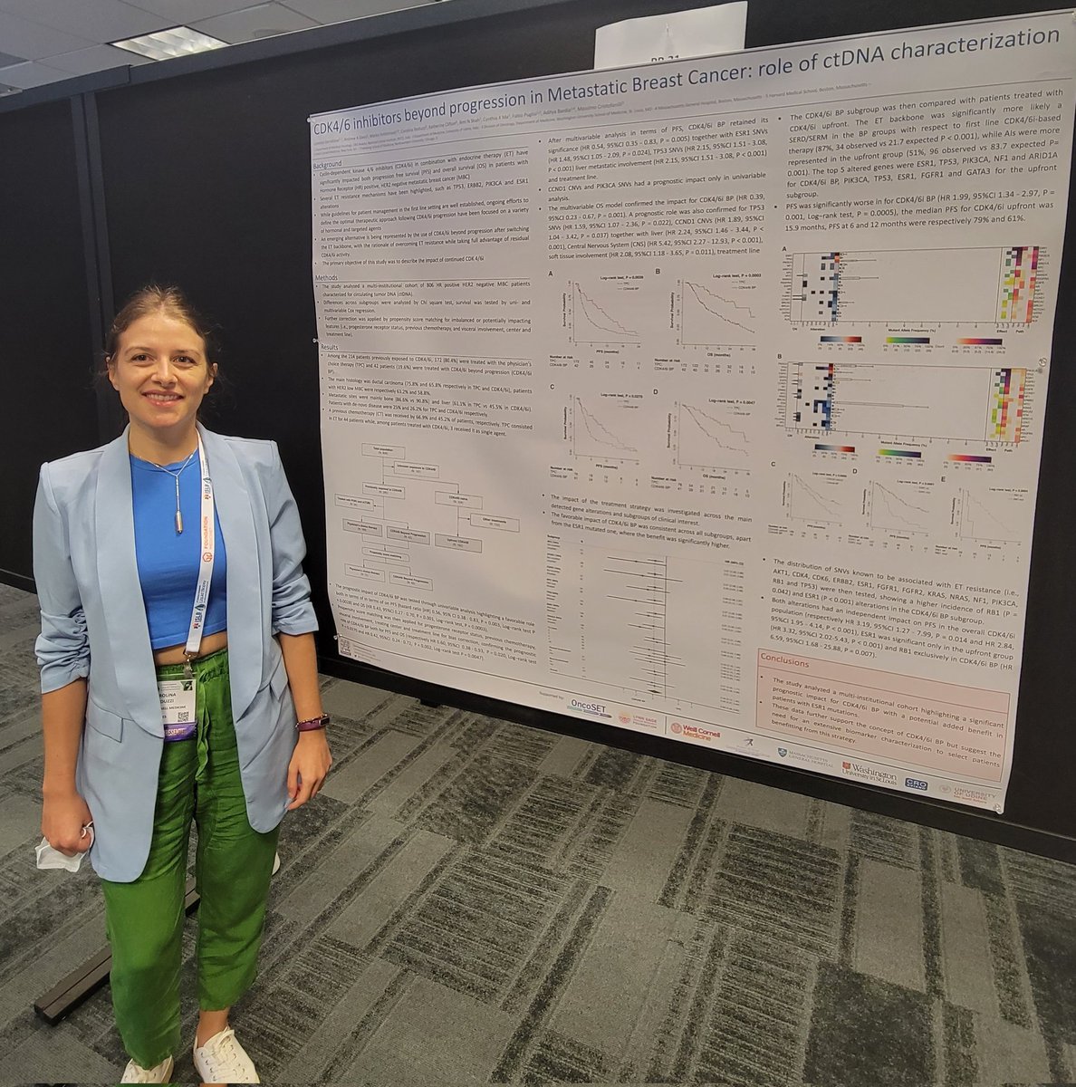 CDK4/6 inhibitors beyond progression in #MetastaticBreastCancer - role of #ctDNA characterization @LGerratana @AndrewDavisMD @ReduzziCarol @AmiShahSri @dradityabardia @MCristofanill #ISLB22 @isliquidbiopsy