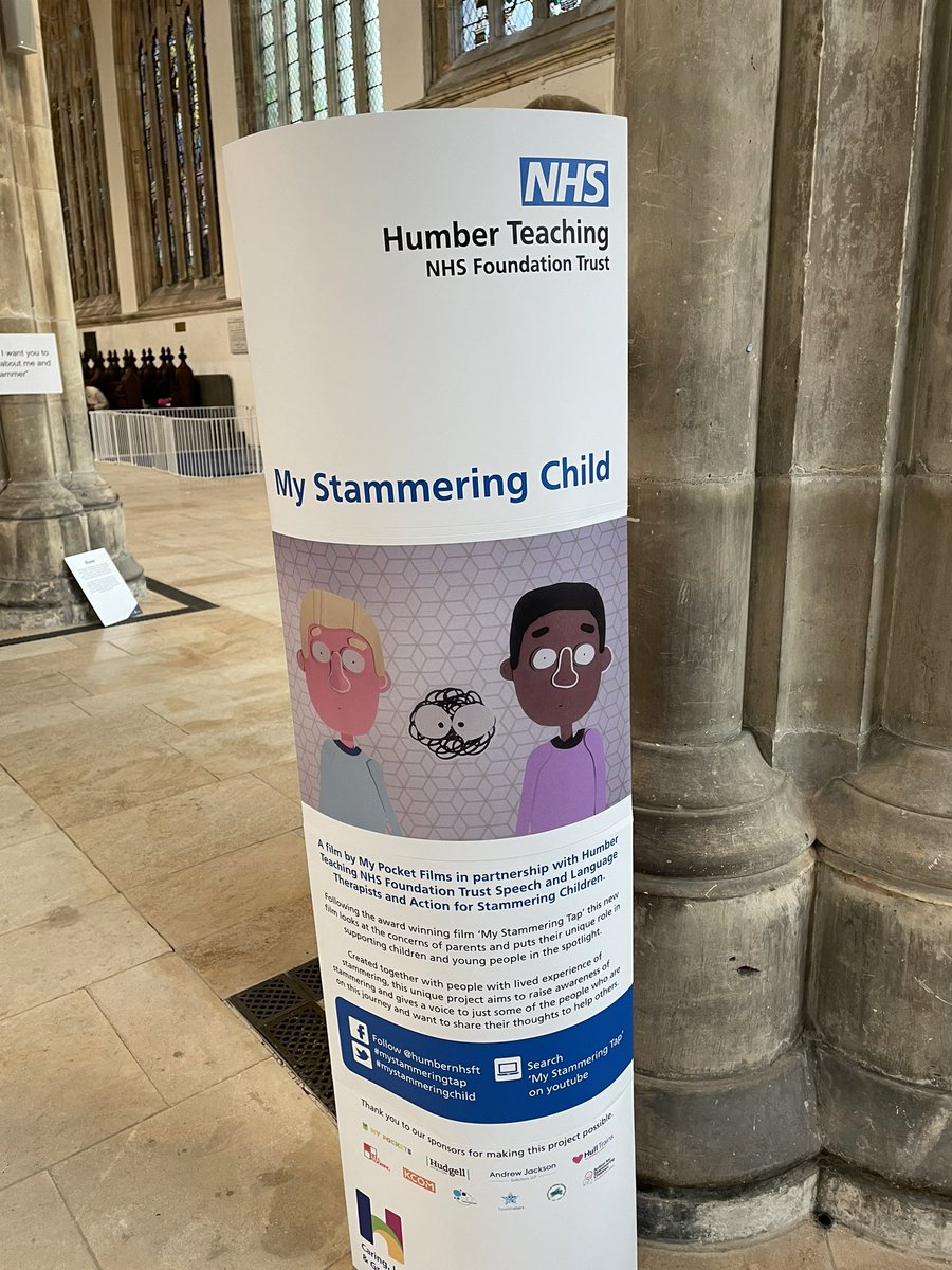 Today I was very lucky to attend the launch event for the new My Stammering Child animation video held at the <a href="/HullMinster/">Hull Minster</a>. Another fabulous resource to raise the awareness of stammering in time for #ISAD2022 <a href="/SiobhanWard10/">Siobhan Ward</a> <a href="/ascstammering/">Action for Stammering Children</a>