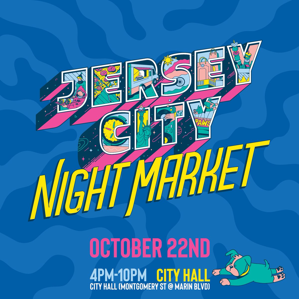 jcnightmarket's tweet photo. Are you ready??????????????? 

TOMORROW IS THE DAY!!!!!!!

Join us as we celebrate small business and all that is chill about Jersey City. 

Eat delicious and international bites, shop from our artists and artisans &amp; vibe to some music!

#jcmakeityours #forkyeah #dailyfoodfeed https://t.co/srK5o1DXwT