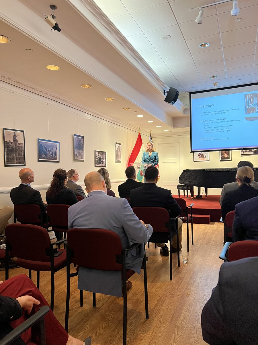 #USAWC students spend their final day on their NYC trip visiting several international governmental organizations, including the <a href="/HUNMissionToUN/">HUN Mission to UN</a>. They will be discussing issues such as international development, the role of the UN, and the importance of cooperation.