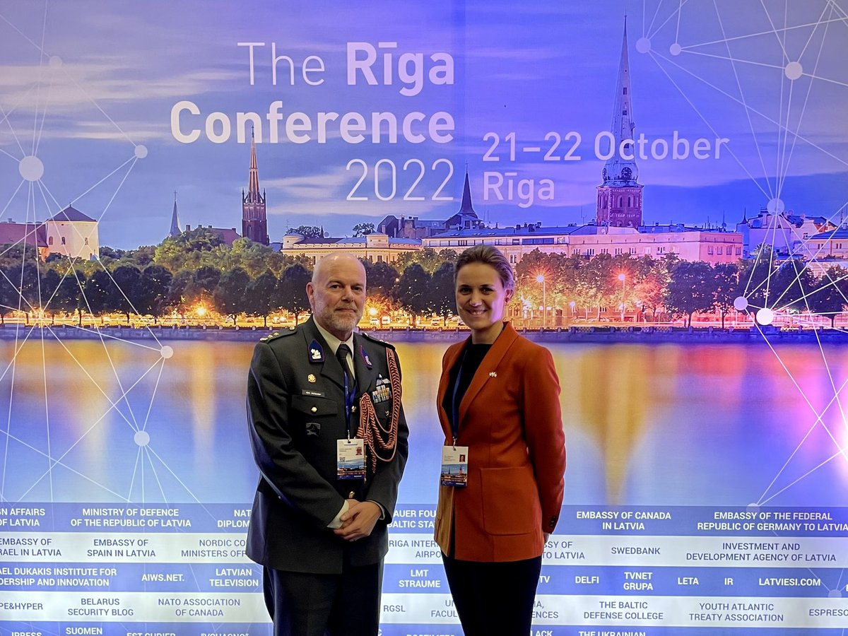 NLinLatvia's tweet photo. Today our Defence Attache & our Deputy Head of Mission attended the #RigaConference
Experts, academics and decision makers shared their insights on security topics like the Russian aggression in Ukraine🇺🇦, global threats🌏 and Women, Peace & Security 🪖 https://t.co/KOCgUpYB4f