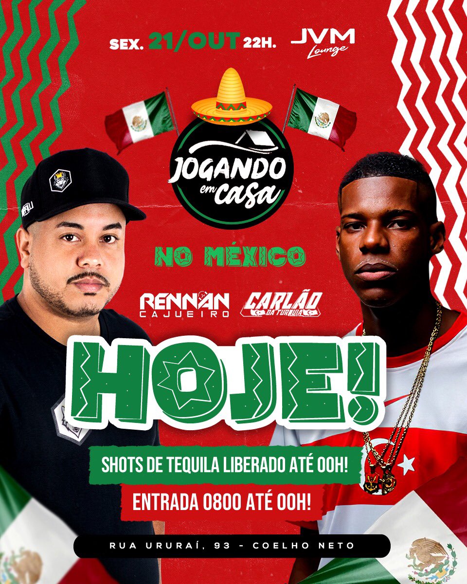 T_silv16's tweet photo. FINALMENTE SEXTOUUUU E HOJE TEM DJ CARLÃO E DJ RENNAN NA @JVMLOUNGE 🔥🎡

✅ SHOTS DE TEQUILA LIBERADO
✅ PROMOÇÃO DE BEBIDA ATÉ 23h
✅ TODOS VIPS ATÉ 00H
✅ ENTRADA DE DESTILADO PERMITIDA A NOITE TODA 

⭕ CAMAROTES COM CONSUMAÇÃO https://t.co/wSdlUSwUwK