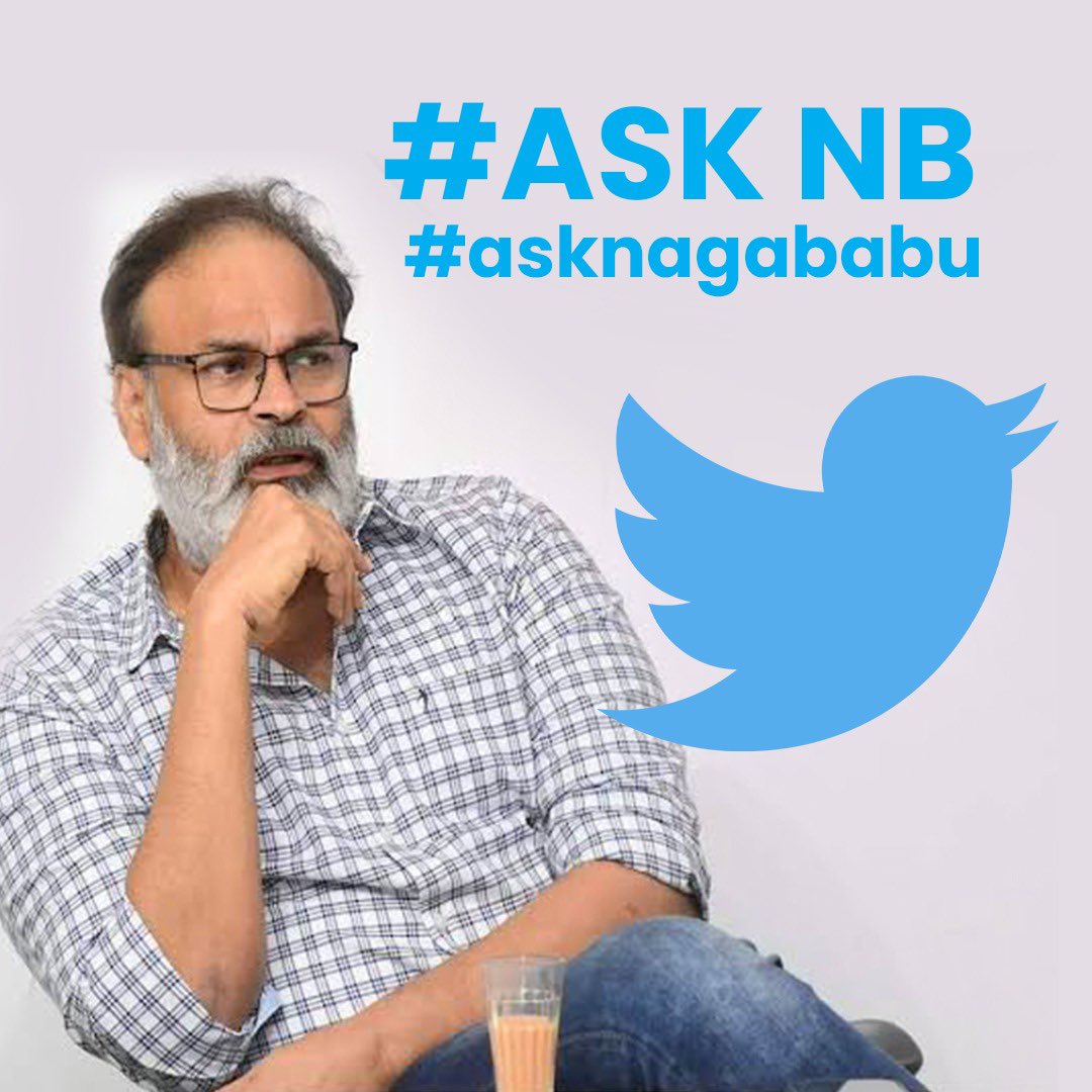 vadde_jsp's tweet photo. Shoot Your Questions Now !
@NagaBabuOffl
#ASKNB
#asknagababu https://t.co/bmEcoAQNeq
