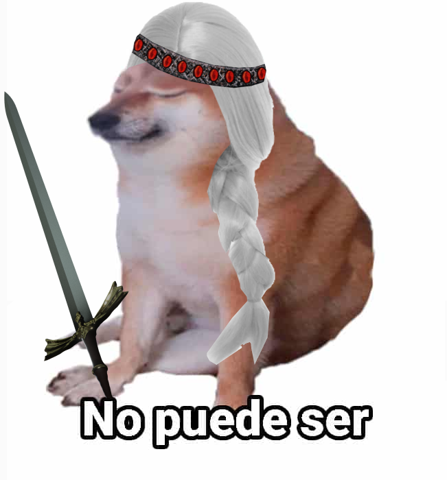 Los Conquistadores cuando ven que pelearon por descendientes que están haciendo que los dragones los maten entre ellos :