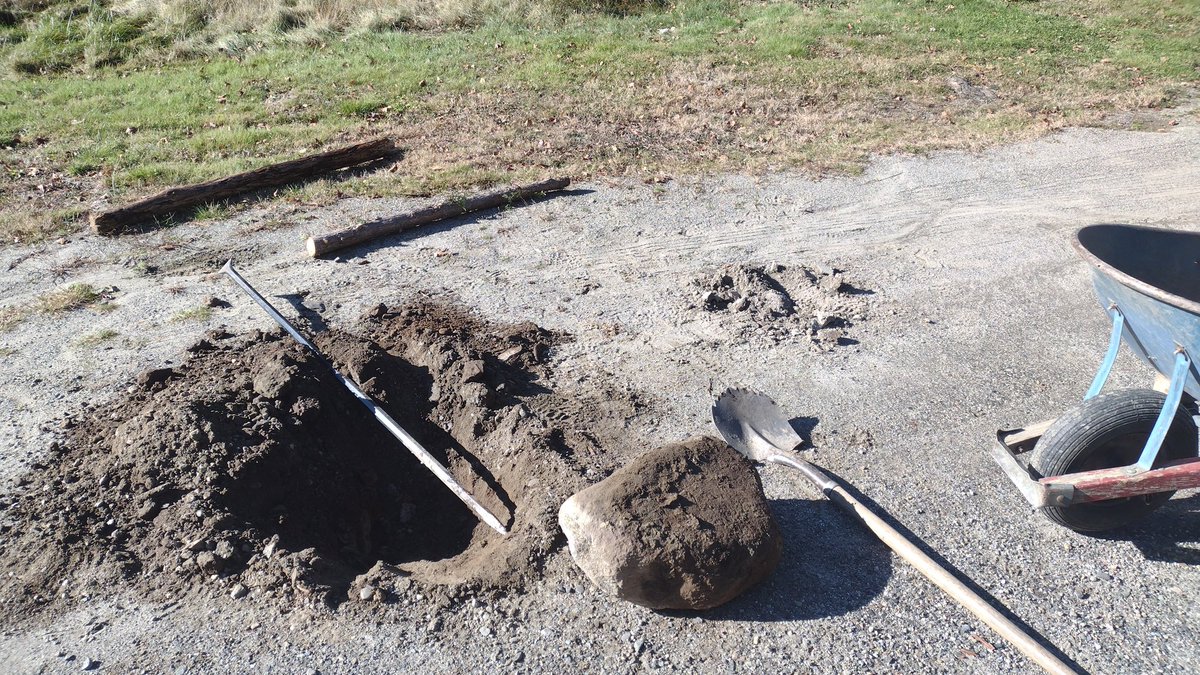 chrishallweaver's tweet image. This rock was such a rascal.