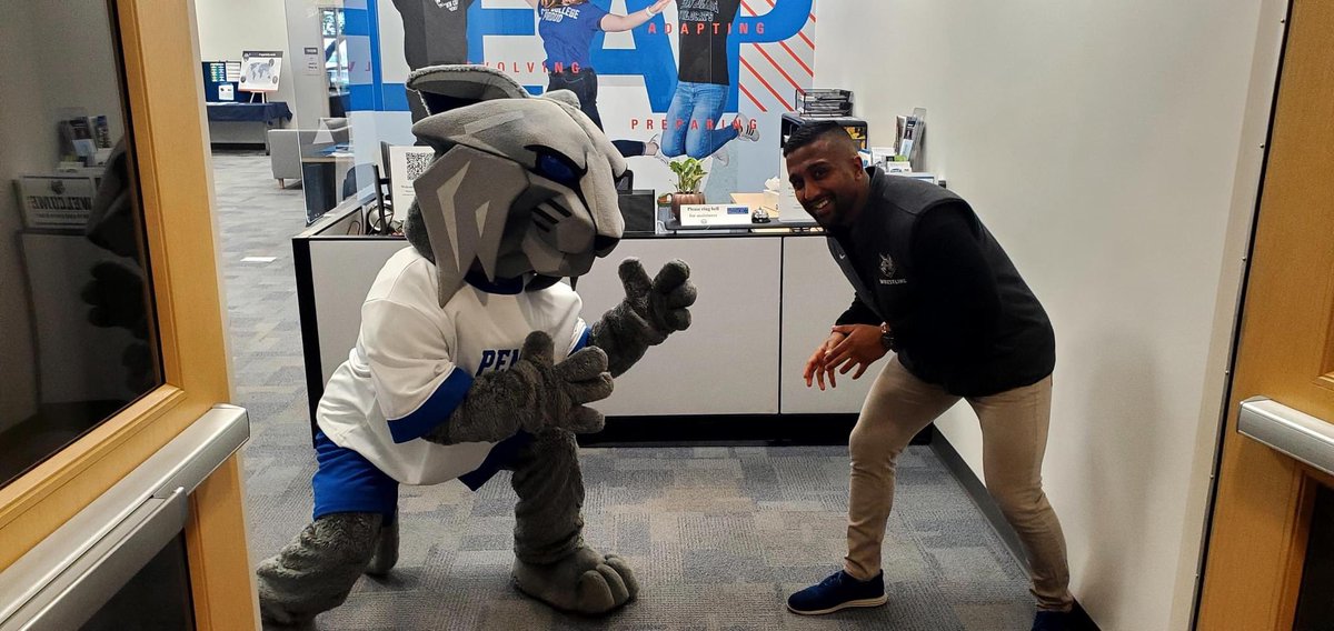 PctWrestling's tweet photo. #WildcatWeekend begins TODAY & even our @PennCollege Wildcat is in his stance 🤼♂️
Join us tomorrow, Sat., Oct. 22nd
1-3pm: View Wildcat Wrestling team practice in Bardo Gym
3:45-5:15pm: Social at The James Restaurant
Free registration 🔗: https://t.co/Tq5rHYv1nL https://t.co/m1RCk6NzzV