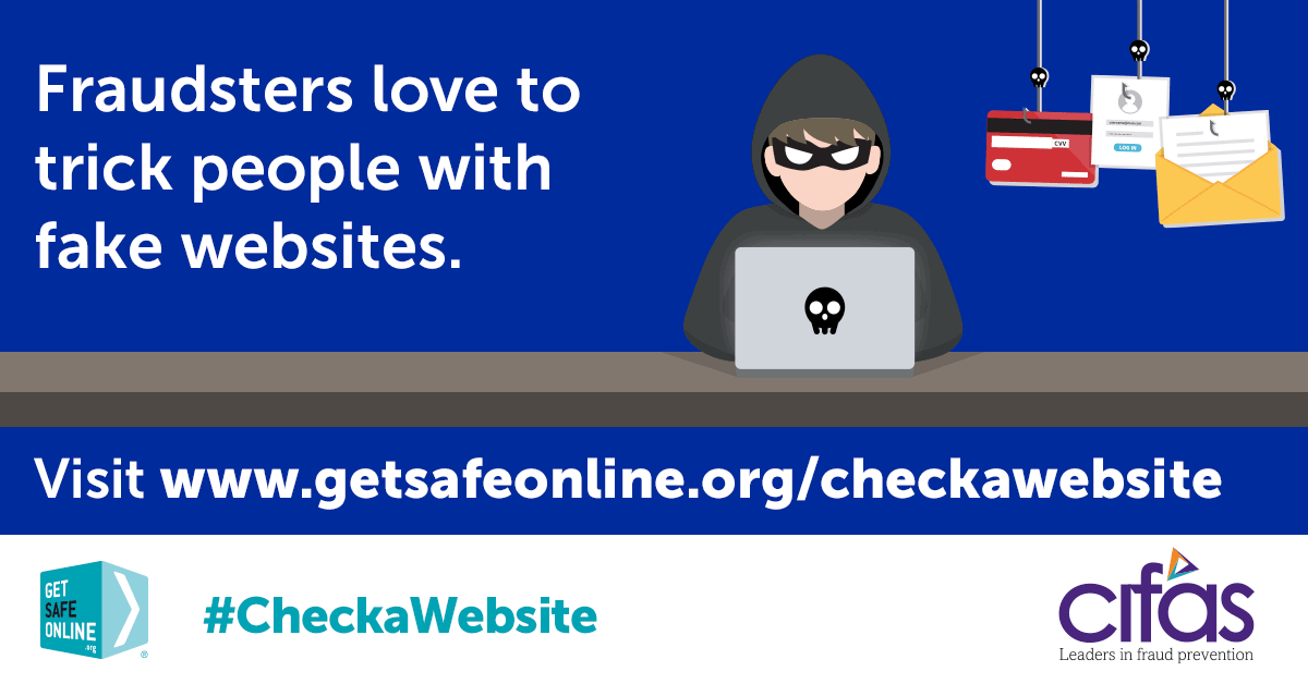 GetSafeOnline's tweet photo. Will you start buying #Christmas #presents online this weekend? Before you do, check that the website is legit with our fantastic #CheckAWebsite tool, from @GetSafeOnline & @CifasUK and make sure you don't fund Christmas for a fraudster https://t.co/SRdL8RglkC https://t.co/uxjurmHlKC