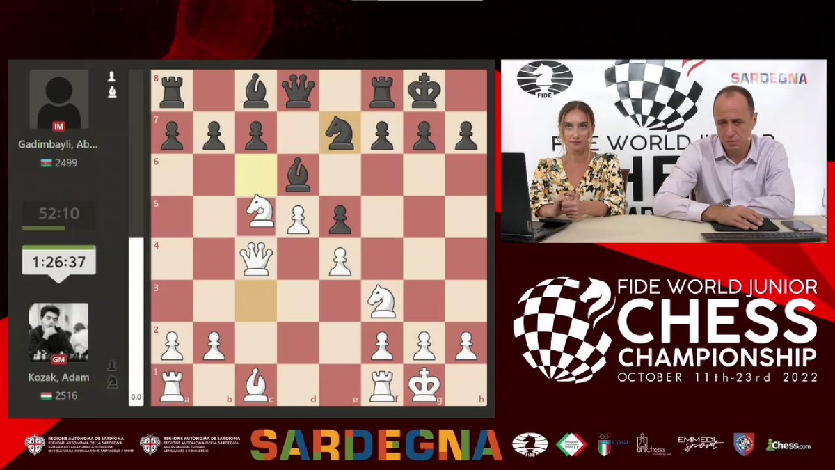 2022 FIDE Women Candidates - POOL A, SEMIFINAL - GAME 1