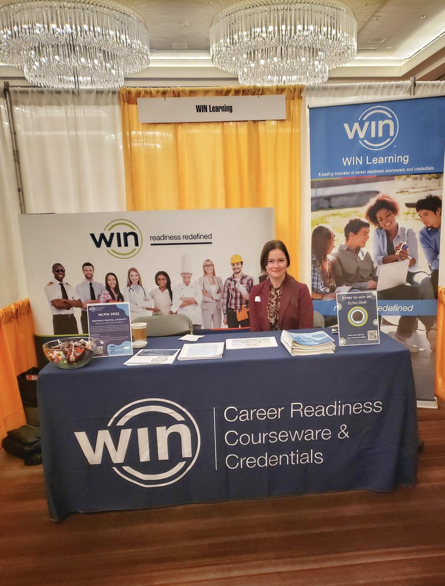 WINLearning_'s tweet photo. Whatβs up @NCPNconf?! π Come see us and letβs talk about Career Readiness and Digital Literacy! #ncpn2022 #winlearning #digitalliteracy https://t.co/6RN7ytaXoj