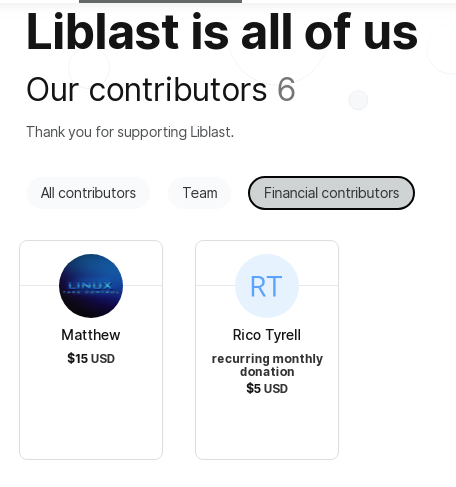 unfa's tweet image. #Liblast open-source game project already has 2 financial supporters!
Thank you! This will let us pay for the domain, hosting etc :)

libla.st

Liblast is a FOSS multiplayer FPS game being built in Godot 4 using 100% libre toolset.
… mastodon.social/@unfa/10920678…