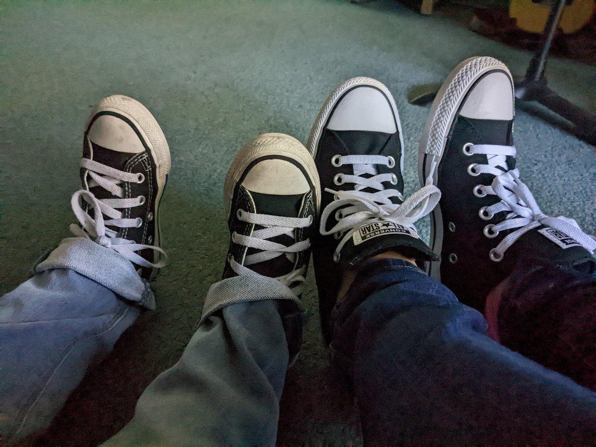 Twinning with a student today! ❤️👟 @fairfax_villa