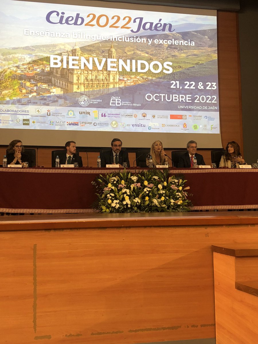 Inauguración del VIII CIEB -Jaén 2022 @CIEB2022 <a href="/ujaen/">Universidad de Jaén</a> <a href="/XGDC/">Xavier Gisbert</a> <a href="/Magisnet/">Periódico Magisterio</a>