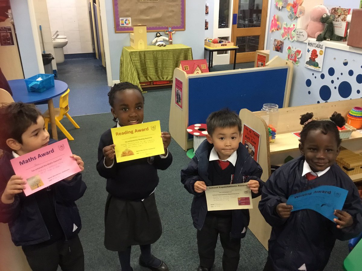 CEResurrection's tweet photo. Nursery, congratulations to our weekly awards winners! It was a hard choice this week as everyone has been amazing. We look forward to seeing you after the holidays. #maths #writing #reading #schoolexpectations #TheResurrectionWay https://t.co/1iKjQhwhT8