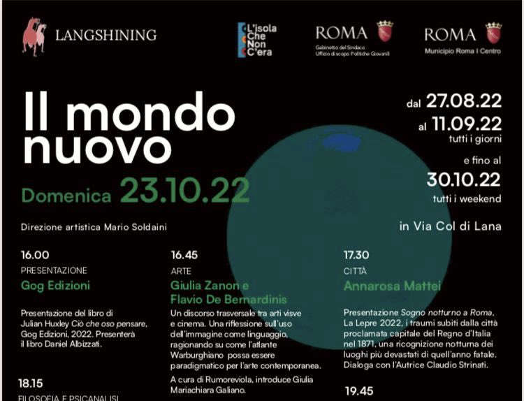 MatteiAnnarosa's tweet photo. Questa domenica, 23 ottobre, vi aspetto, alle 17,30, da Vanni a via Col di Lana 19.. https://t.co/NBn81tYQRN