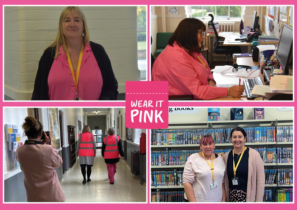 Brilliant to see staff in their best pink clothes in celebration of #WearItPink day! Such an important day to raise awareness and funds for Breast Cancer 🎀