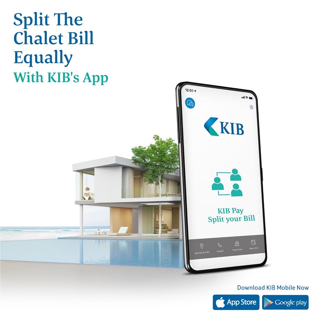 KIBpage's tweet photo. #KIBApp
قسم المبالغ بكل سهولة عن طريق KIBPay
على تطبيق KIB
Split any amount easily through KIBPay on KIB app
#kibservices https://t.co/0JelLJXhnU