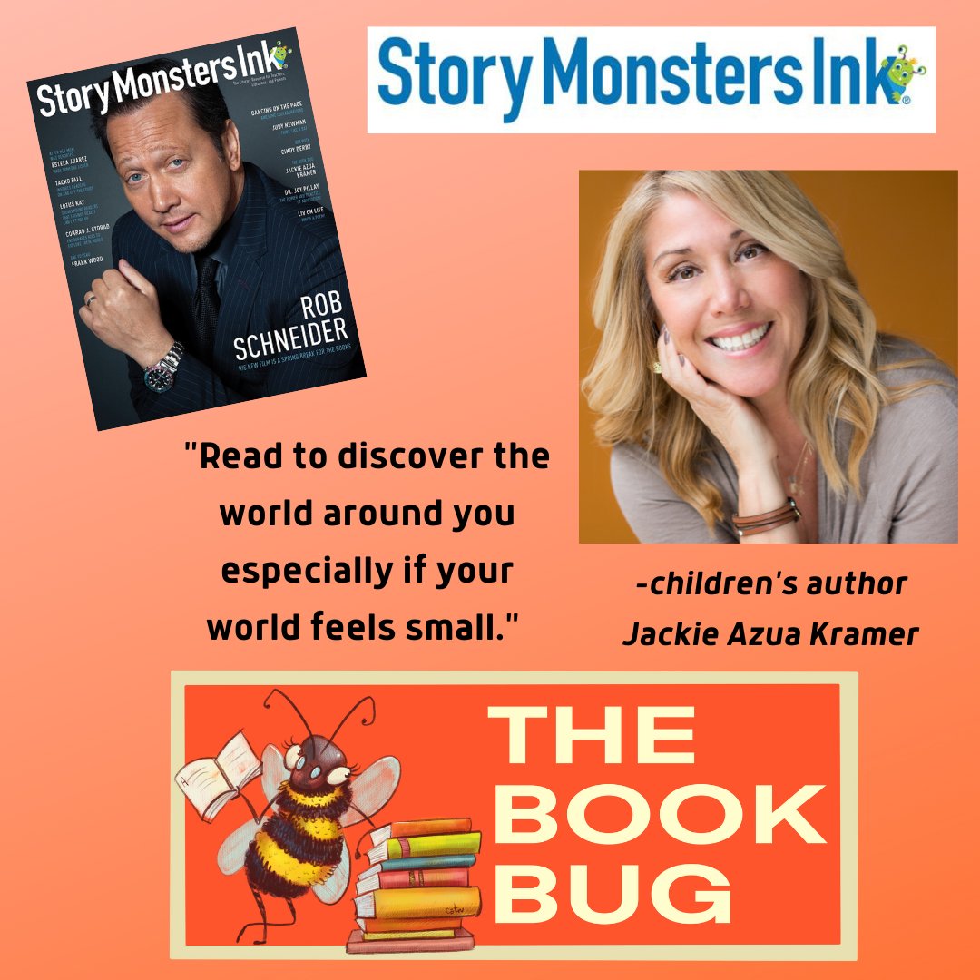 atpearthkeeper's tweet photo. I met the lovely @JackieKramer422 years ago in a bookshop, so it was fun to reconnect now and hear her writing inspirations and talk of unicorns, zip-lining, immigration & more. Check out #thebookbug this month in @StoryMonsters #childrensauthor #authorinterview #childrensbooks https://t.co/pguCr5ASi4