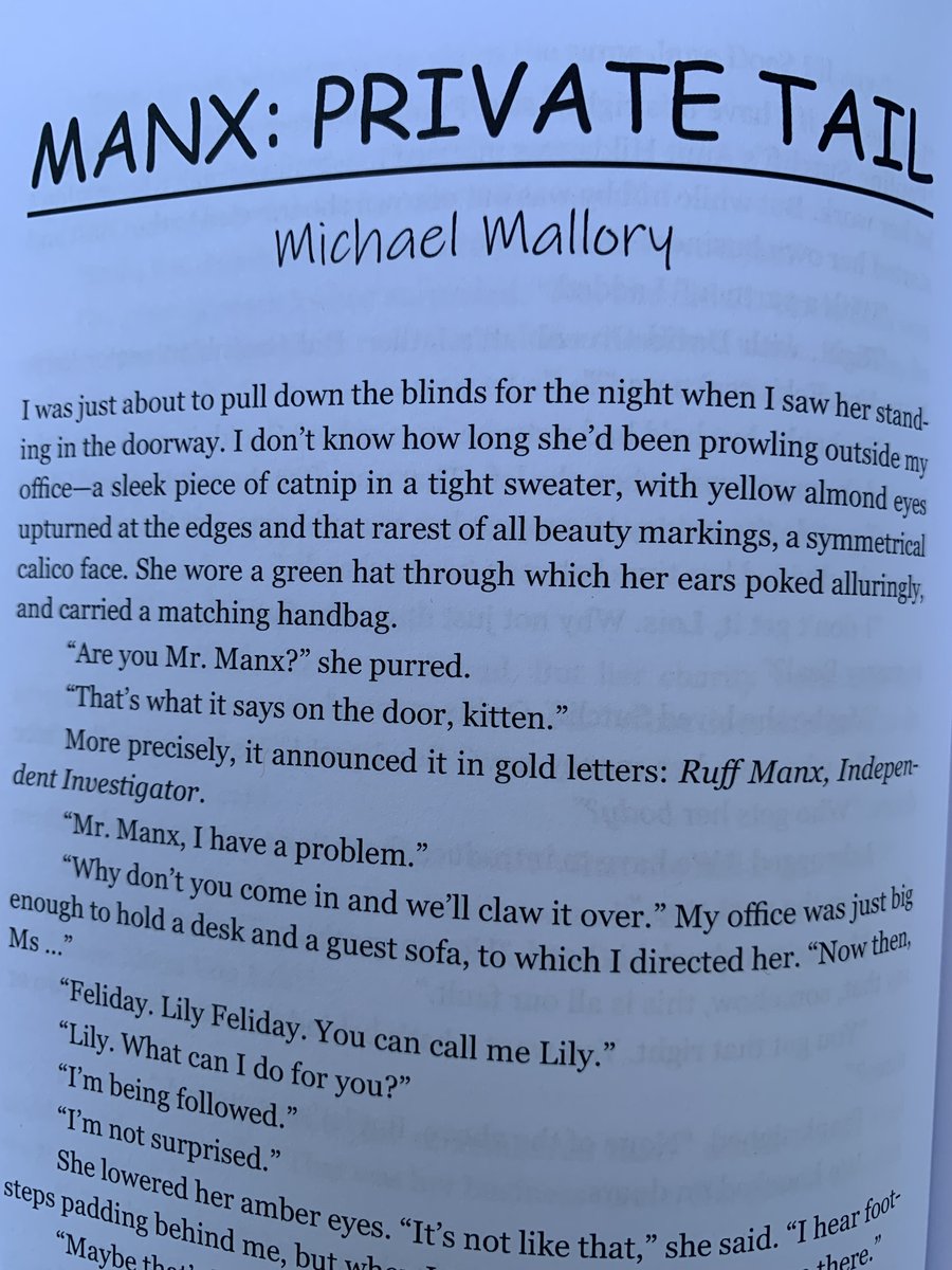 DieHumorous's tweet image. Meet the authors-Die Laughing: An Anthology Of Humorous Mysteries: Michael Mallory is the author of 8 novels &amp;amp; some 150 short stories, mostly mystery. “Manx: Private Tail” NOW 40% OFF! Available in HARDCOVER amazon.com/dp/B09BGPDYBX
#anthology #humour #CrimeFiction #writerlife