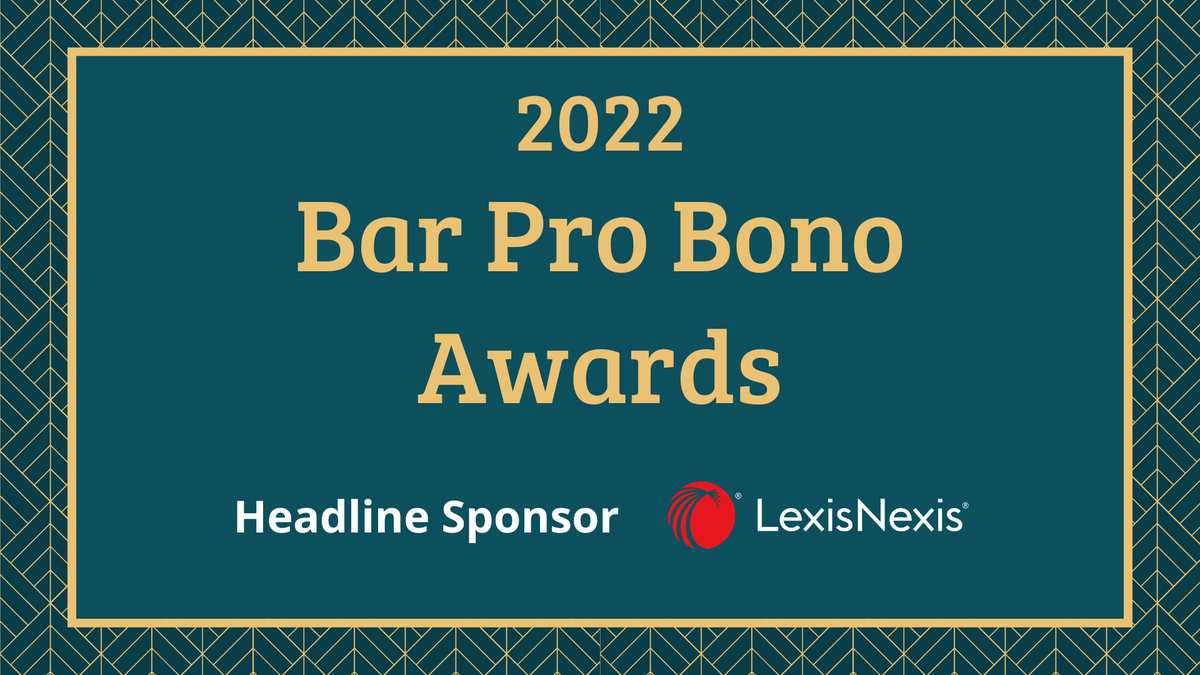 We would like to say a HUGE thank you to @LexisNexisUK, our headline sponsors of the 2022 #BarProBonoAwards⭐️ Your generous support has contributed significantly to the running of the awards & enabled us to celebrate ALL the exceptional #probono work carried out by the Bar!🙌