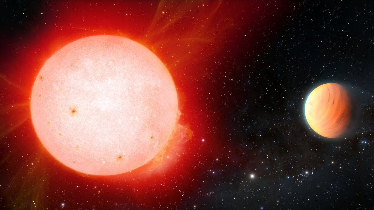 maximaxoo's tweet photo. #Space: a fluffy #MarshmallowWorld has been discovered with incredibly #LowDensity — the fluffiest exoplanet discovered to date orbits a #RedDwarf star
👁 ► https://t.co/DMvfUowcYN ◄ via @ScienceAlert https://t.co/YotAkGydtC