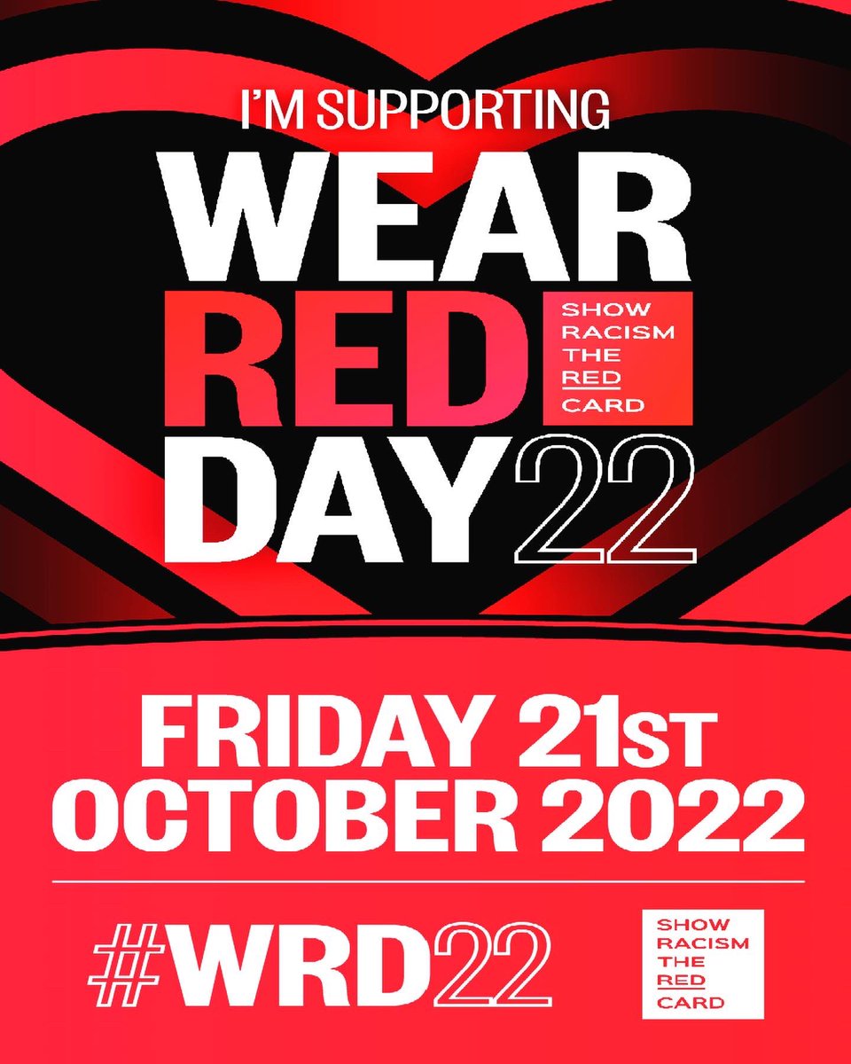 #WRD22 Showing racism the red card. theredcard.org