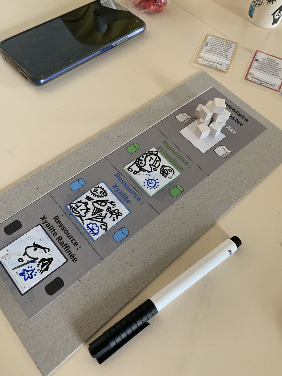PlayNebulae's tweet photo. You know you have been testing your prototype in an #artschool when you discover cute illustrations on the resource tracking board after the tests ππ
π₯ #playtestsession https://t.co/GmZEMqgg8i