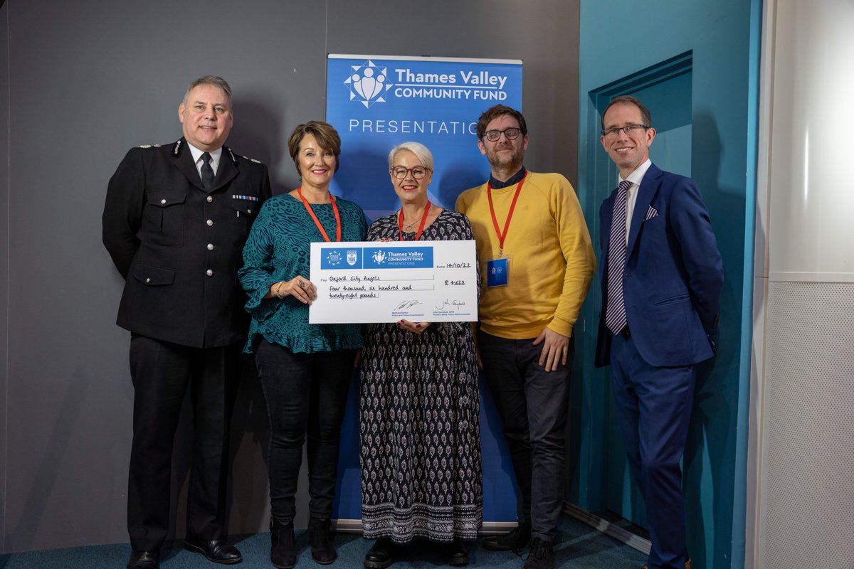 📸 Finally, we would like to thank all 5 Oxfordshire organisations for attending last week's Community Fund presentation event, hosted by <a href="/matthew_barber/">Matthew Barber</a> and <a href="/ThamesVP/">Thames Valley Police</a> Chief Constable.