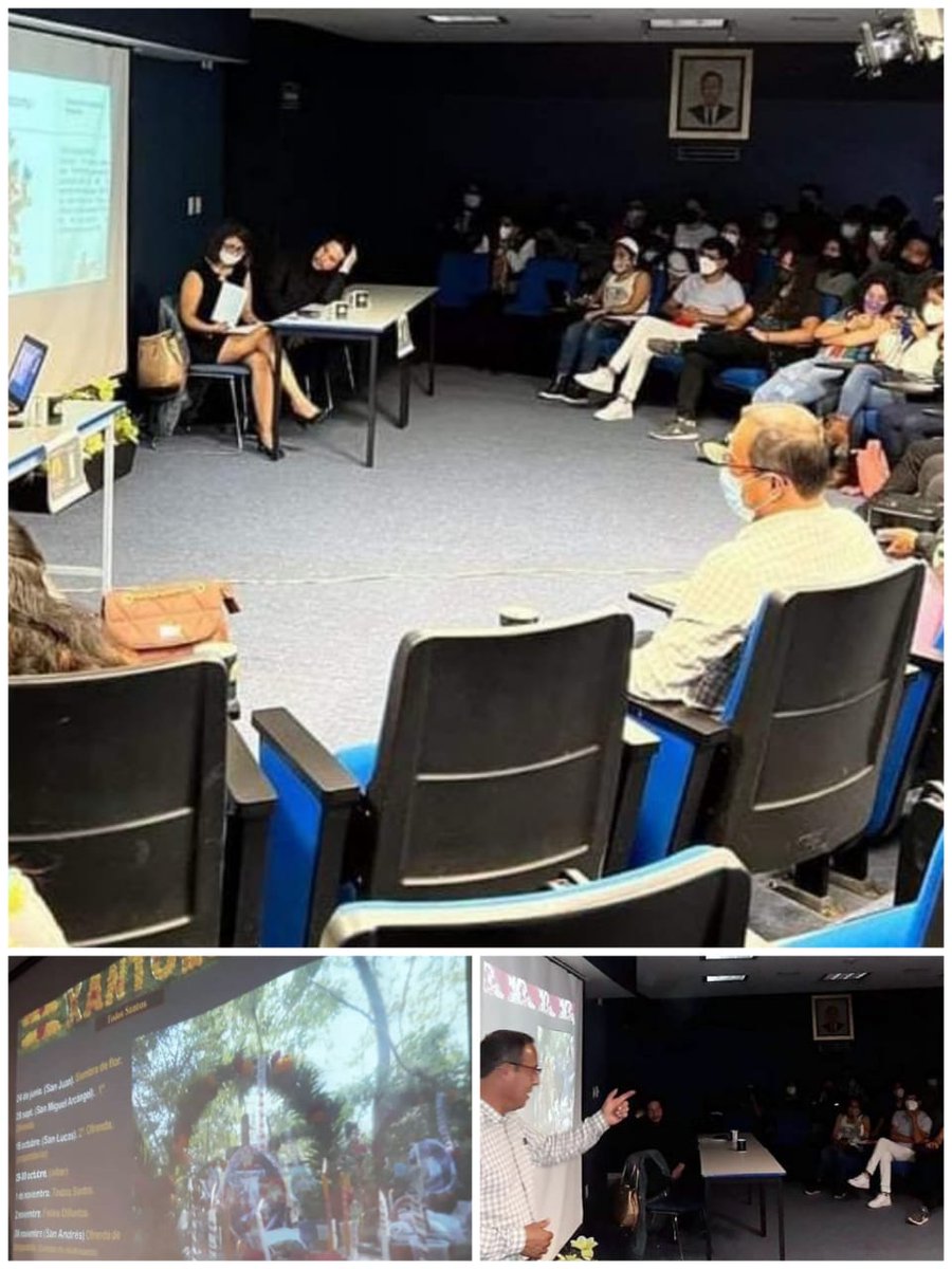 En el marco del XIII Seminario de Investigación de #Historia y #Antropología y con el objetivo de propiciar el análisis crítico y la investigación, personal de la #DIE participó con la ponencia "Xantolo-Mijkailjuitl" <a href="/natycastrejonv/">Naty Castrejón</a> 

#PrimeroLaEducación
#Xantolo