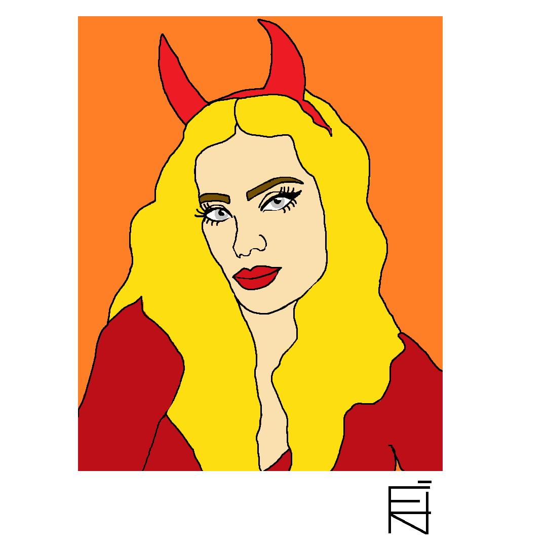 frvncine13's tweet photo. Motivo do meu colapso: Carolina Dieckmann fantasiada de diabinho. ai fiz um desenhinho de halloween 🎃 #paint #mousepaint #halloween #devil https://t.co/3BopE73YrR
