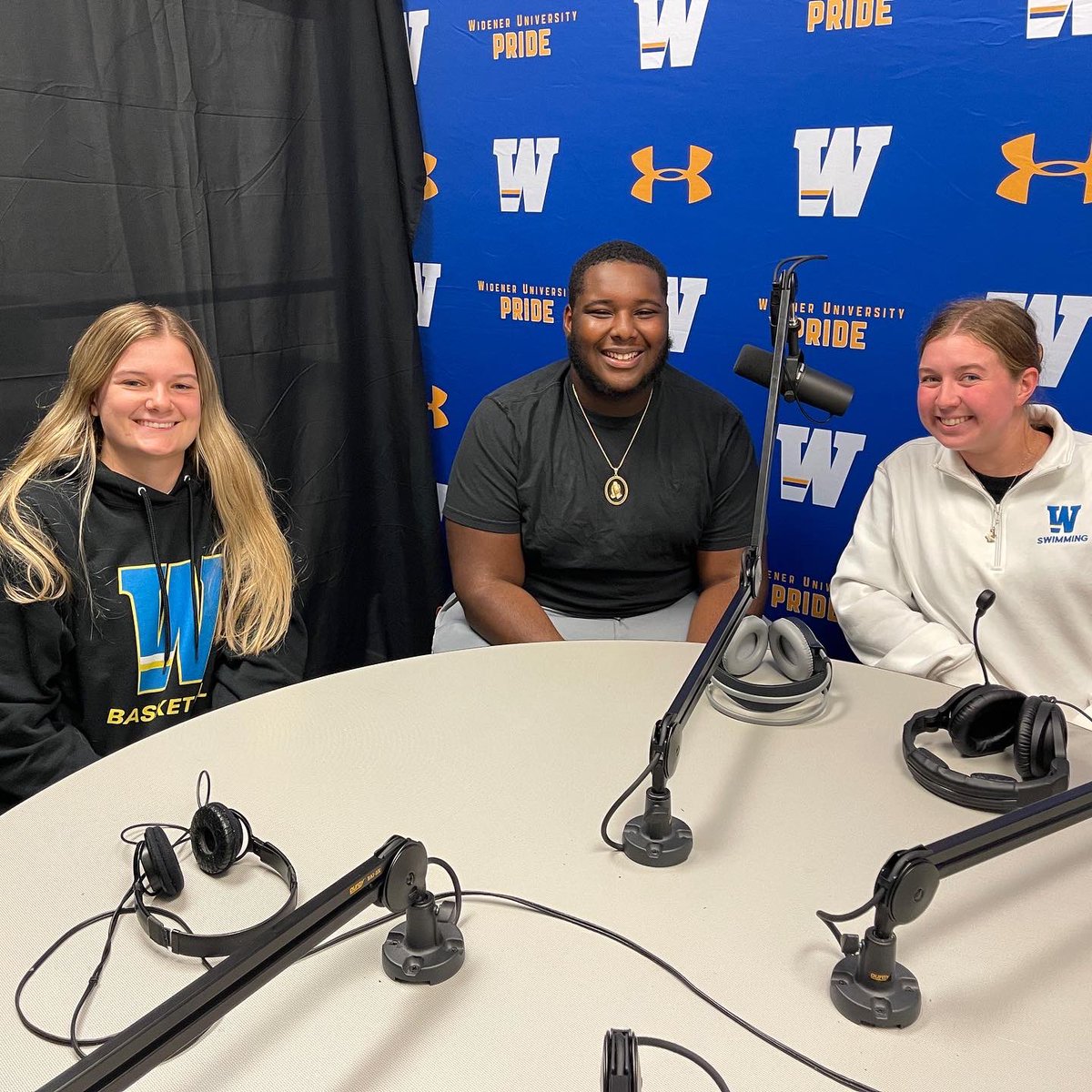 WidenerSports's tweet photo. Today, we are proud and excited to debut the “Widener World of Sports” podcast! (1/3)

#GoWidener #PlayWithPride https://t.co/4aDG48RpH7
