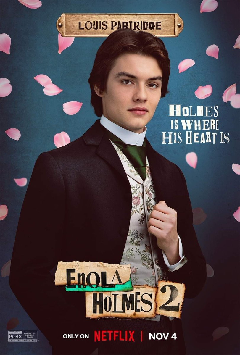 Character posters for #EnolaHomes2