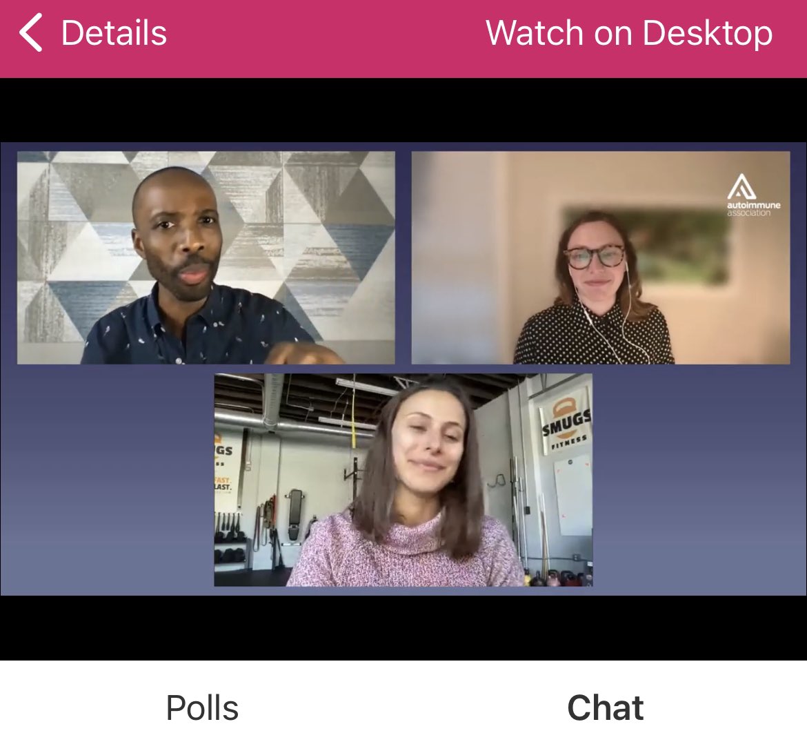 Loving the <a href="/AutoimmuneAssoc/">Autoimmune Association</a> “Autoimmune Community Summit” - free educational and empowering event today and tomorrow! Right now listening to a session with <a href="/deedubs57/">Damian Washington</a> and other amazing advocates! <a href="/LillyStairs/">Lilly Stairs</a> more details at whova.com/web/J1-CHmSSj1…
