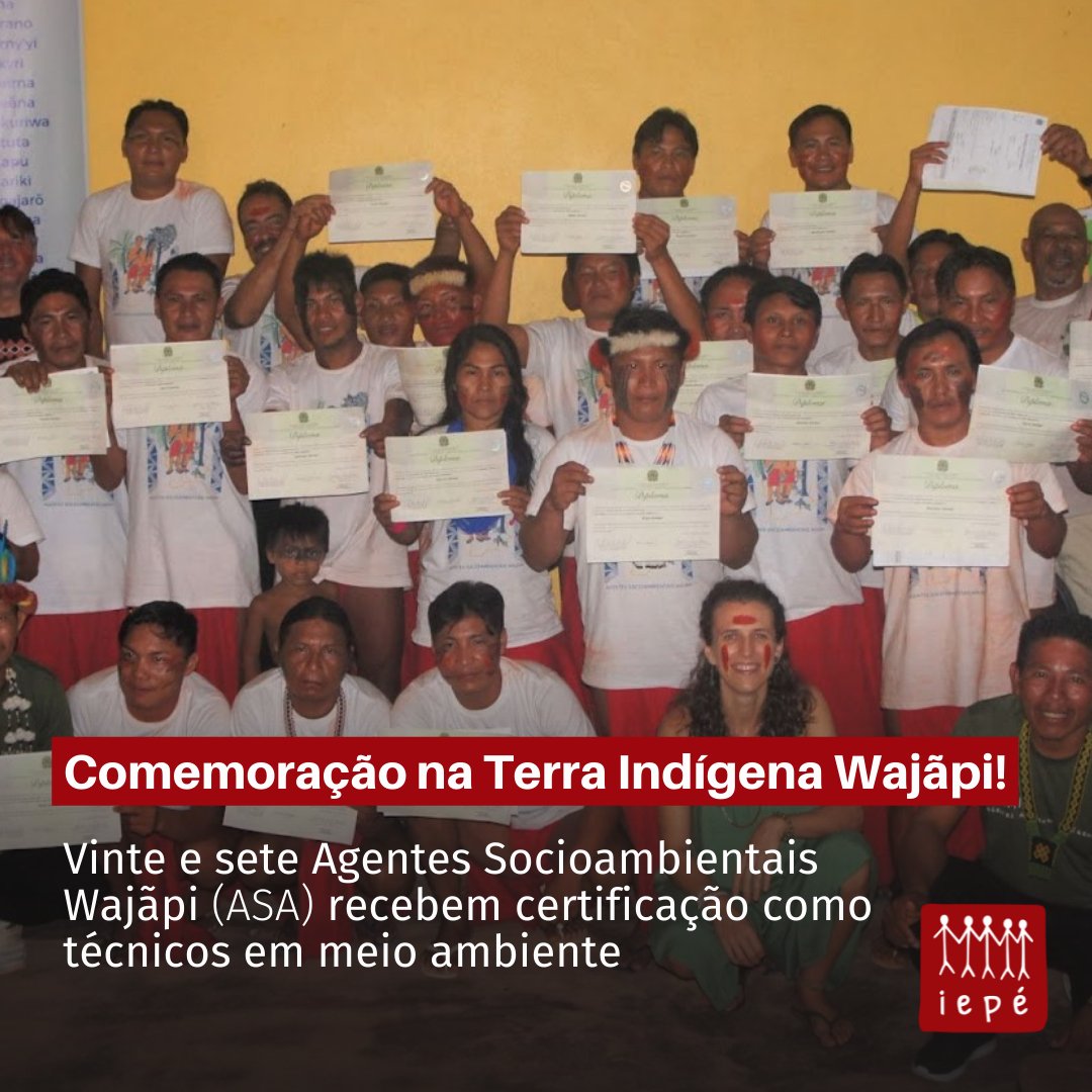 instituto_iepe's tweet photo. A formação é uma iniciativa do Instituto Iepé em parceria com a TNC, com financiamento do Fundo Amazônia/BNDES, apoio da RFN e participação da Funai, Apina e Awatac.
Saiba mais: https://t.co/mWe6RgSf4Z
#amazônia #wajãpi #waiapi #institutoiepé #20anosiepé #povos indígenas https://t.co/LuaFqzaZbG