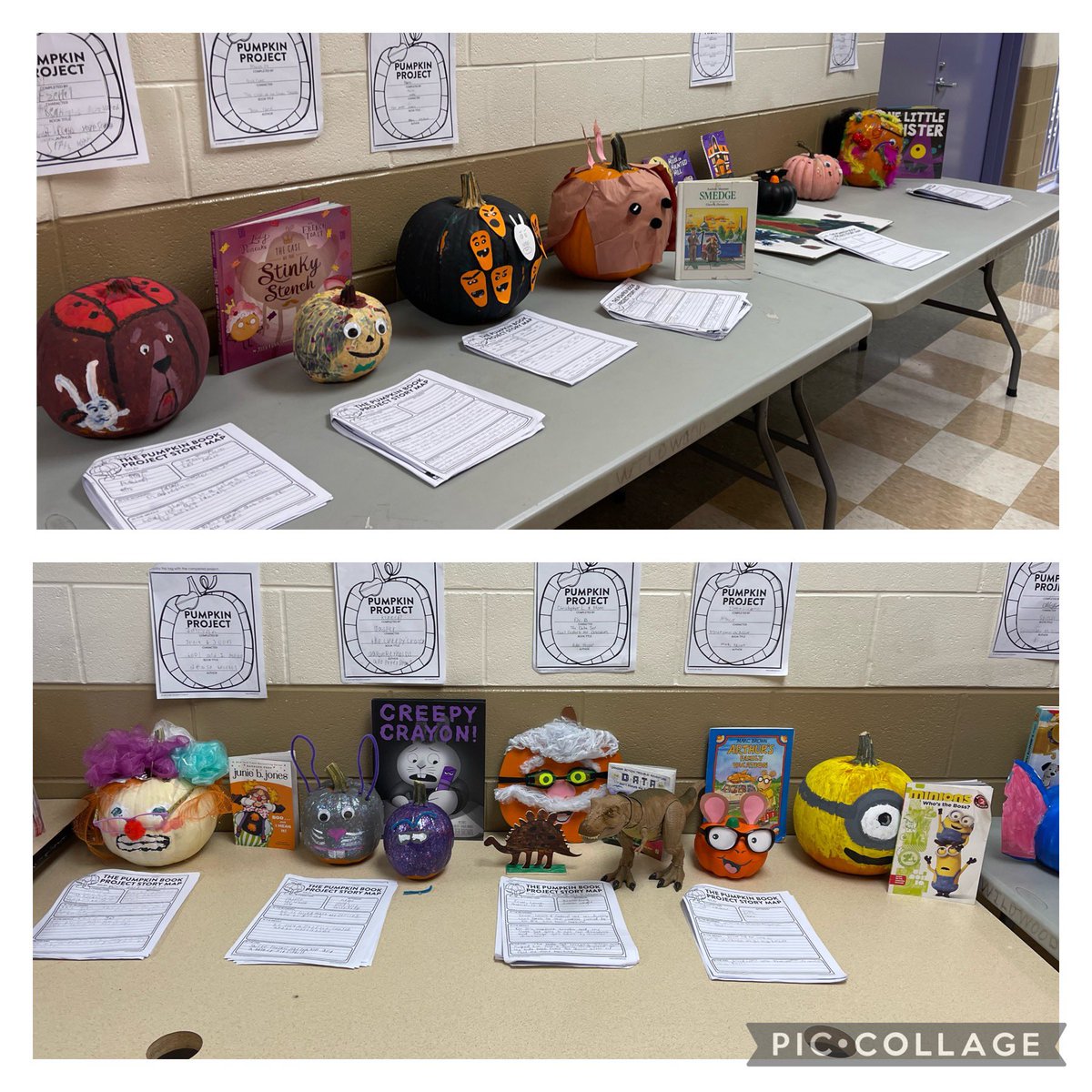 The best time of year!🧡👻 This is my favorite project where 3rd graders turn a pumpkin into a book character📚🎃 They were all so creative. <a href="/Wildwood_Tweets/">Wildwood Elementary</a> <a href="/MiddletownOH/">Middletown City Schools</a>