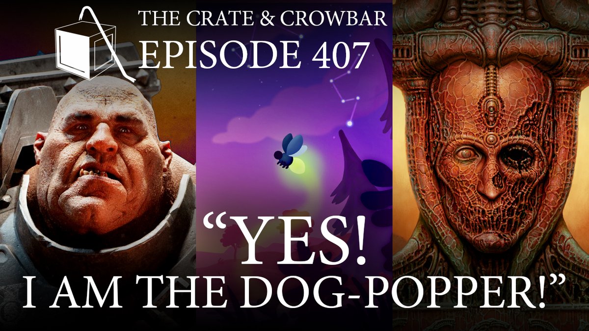 407! Chris and Marsh galavant gleefully through the ponds of low-key collect-em-up Paradise Marsh, plunge their wounded hands into the sticky holes of firstperson horror-puzzler Scorn, and pop poxwalkers in co-op shooter Darktide.

crateandcrowbar.com/2022/10/21/epi…