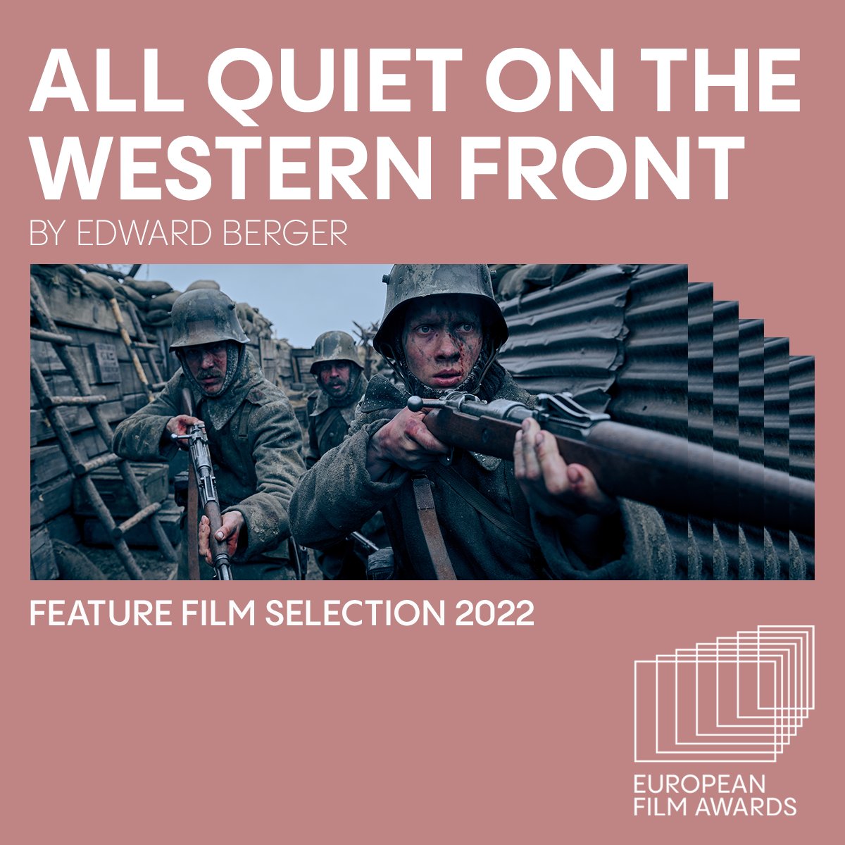 EuroFilmAcademy's tweet photo. From the euphoria of war that turns into desperation in ALL QUIET ON THE WESTERN FRONT, to a town’s tensions in BURNING DAYS, and confronting fragilities and the absurdity of life in WOMEN DO CRY, discover the Feature Film Selection: https://t.co/4qIQ6uG8mz
#europeanfilmawards https://t.co/SdYeUs4P54
